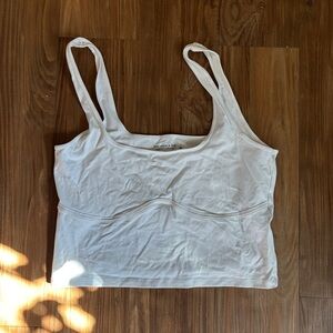 Abercrombie & Fitch Soft White Tank Top